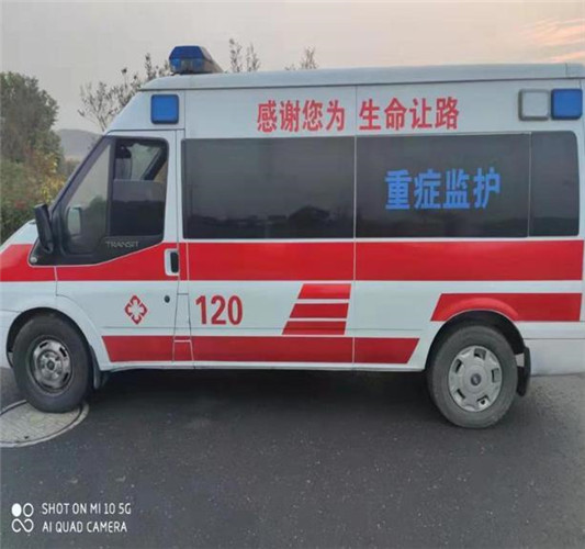 青湖路街道救护车出租服务案例3